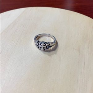 Sterling Silver Cross Ring